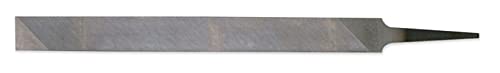 Nicholson Long Angle Lathe Hand File, American Pattern, Single Cut, Rectangular, Fine, 12 Inch Length, 12 inches
