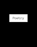 Poetry Notebook: Lined Blank Book