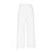 Pbawab Womens Palazzo Pants Summer Fashion High Waisted Wide Leg Trousers Casual Work Office Button Pants with Pockets White