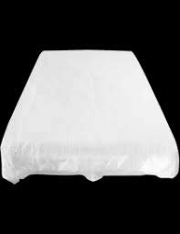 Kit literie jetable housse complet (alèse + taie + drap) pour lit 2 places 140x190cm - Unité(s)