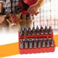 Screwdriver Set, Drill Bit Set, 33 in 1 bit kit Impact Driver bit Set, Hollow Screwdriver Bit Set Bit Set Hex Star Screw Bits Extension Rod