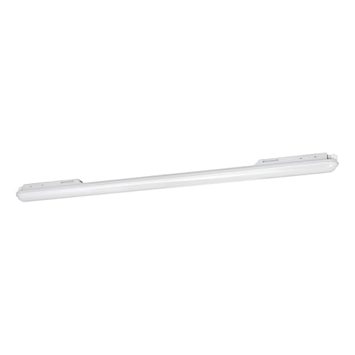 Eglo LED luminaria para zonas húmedas Pro LED-E, lámpara de techo, conexión en serie posible, 2500 lúmenes, iluminación para sótano y garaje, tubo de 114 cm, blanco neutro, IP65