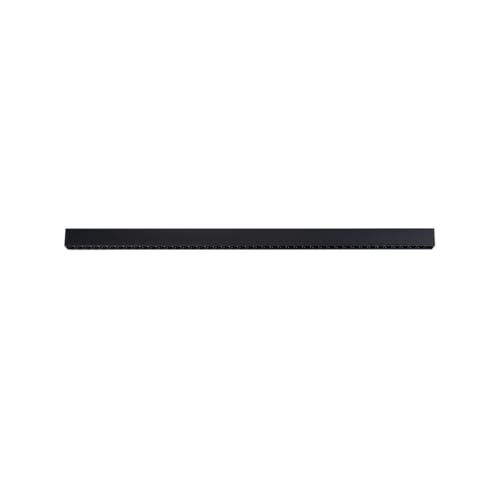 SOLLUX lighting - Deckenleuchte - Plafon - Deckenlampe SOREN - Deckenstrahler - Deckenbeleuchtung - 41W, 5354lm, 4000K, CRI91, ~230V, 50Hz, IP20 - Schwarz - 120x3,3x6,3cm
