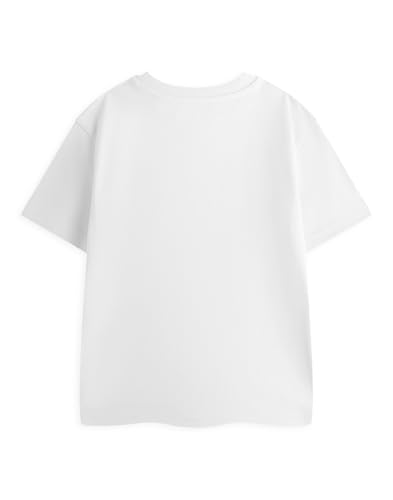 Minecraft Creeper White Short Sleeved T-Shirt | Classic Graphic Tee for Boys Movie Merchandise3