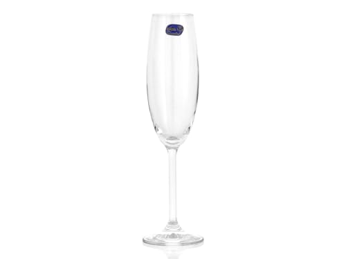 Bohemia Crystal Enoteca – Set 6 Calici da Vino in Vetro Cristallino – Eleganti, Resistenti e Lavabili in Lavastoviglie – Ideali per Degustazione e Tavola