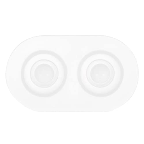 sourcing map Molde de Ojos de Muñecas, Cúpula de Globo Ocular 14mm, Ojo Decorativo de Silicona Transparente para DIY Joyería Fabricación Artesanía