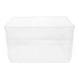 SHERCHPRY Toastaufbewahrungsbox Lebensmittelaufbewahrungsbehälter Transparenter Kunststoff-Brotkasten mit Deckel Trockenfutterbehälter Stapelbarer Kühlschrank-Organizer für Zuckersnack