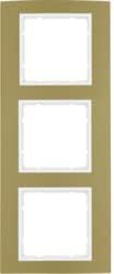 Hager B3 – 80 x 80 Frame 3 Elements Gold