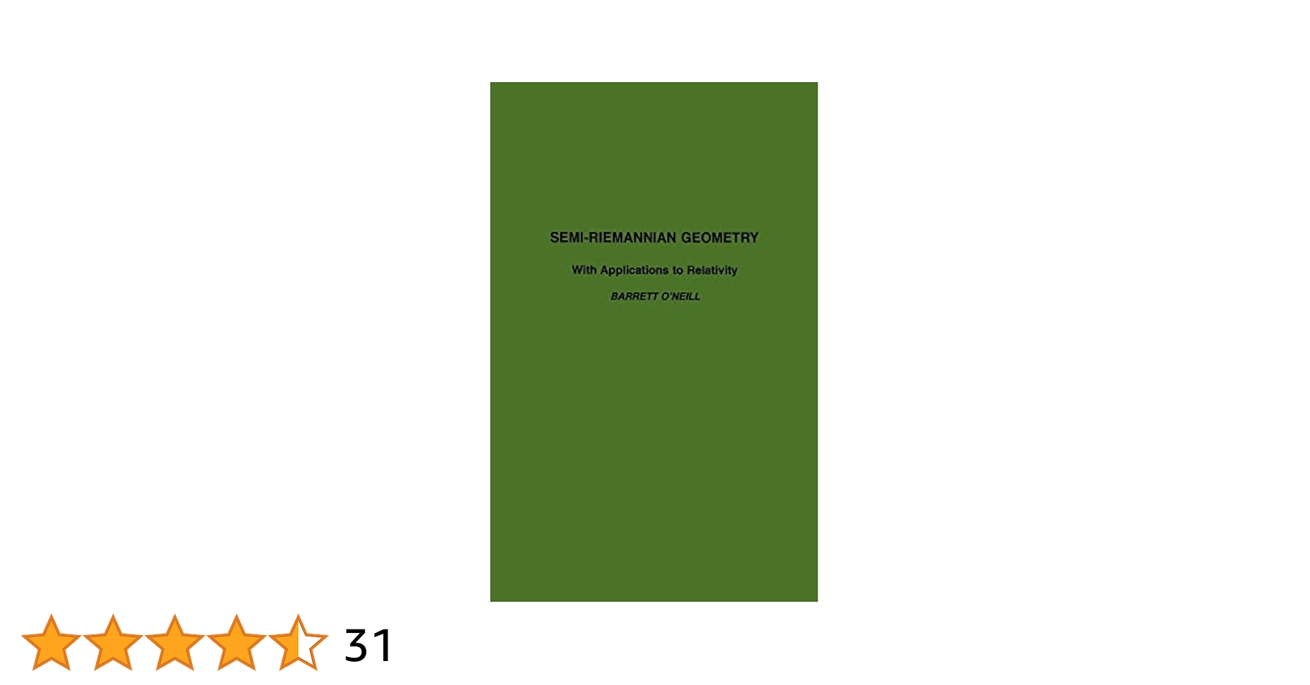 語学+参考書 Semi-Riemannian Geometry With Applications to Relativity 103 Volume 103 (Pure and Applied Mathematics) 61c5tQOx3LL._UF1000,1000_QL80_.jpg