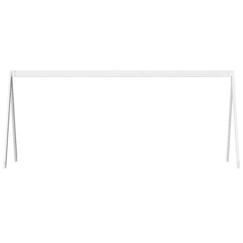 Toit de lit enfant bois de pin structure lit cabane Tomostar 209x95,5 - 5