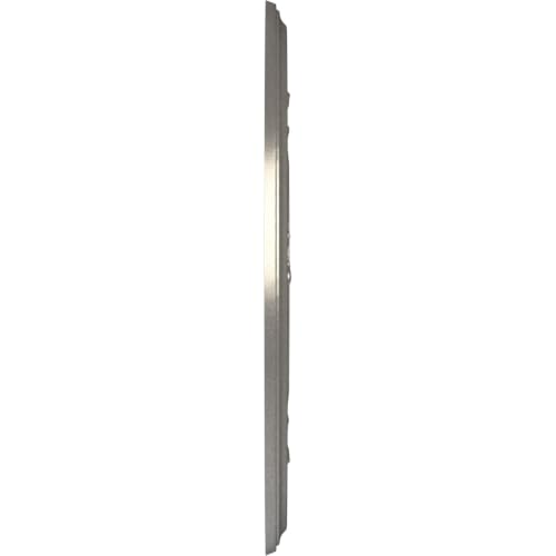 Image of Ekena Millwork 13 inchOD x 3 1 /2 inchID x 3 /4 inchP Baltimore Thermoformed PVC Ceiling Medallion (Fits Canopies up to 5 1 /4 inch), Aged Dark Steel