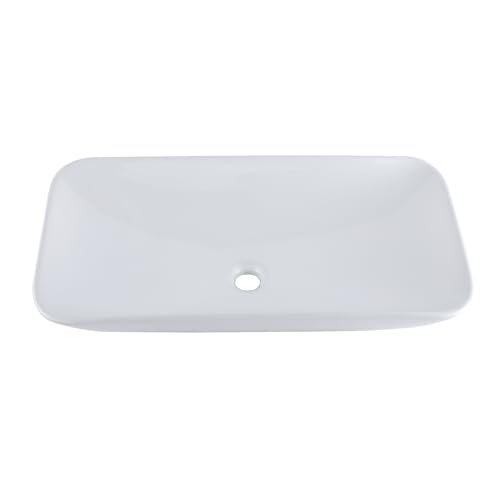 710mm x 390mm Aufsatzwaschbecken Waschbecken Glas Waschtisch, Oval Hand Waschschale, Waschplätze für Badezimmer Küche Gäste WC, Modern 710mm x 390mm Aufsatzwaschbecken Waschbecken Glas Waschtisch, Oval Hand Waschschale, Waschplätze für Badezimmer Küche Gäste WC, Modern