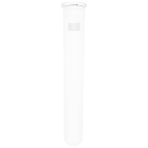 HOMOCONO Canal with Caps Azotometer Tube Useful Nitrogen Analyzer Tube Azotometer Boiling Tube Lab Square Mouth Boiling Tube Glass