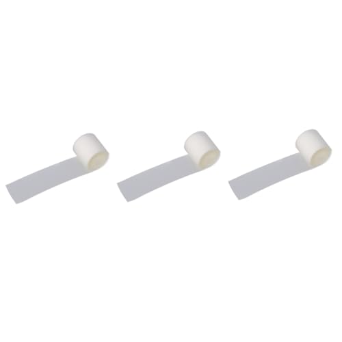 HANABASS 3pcs 26 700c 26 Inches Tire Inner Tube Pad Rim Protective Strip Puncture Proof Rim Tape White Pu Material for Bike