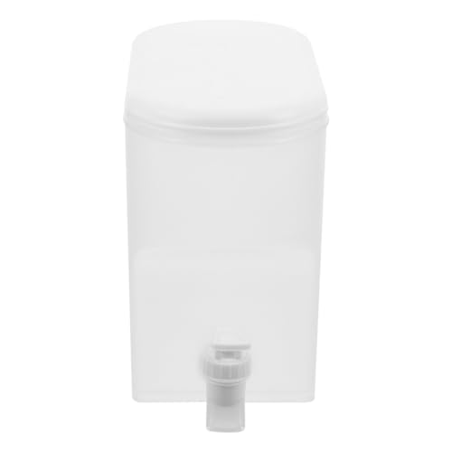 Ciieeo - Ciieeo Distributeur d'eau Froide avec Robinet 4 litres Plastique Blanc Compatible Réfrigérateur pour Jus Thé Glacé et Boissons Fraîches Grand Récipient à Boisson Pratique Cuisine et
