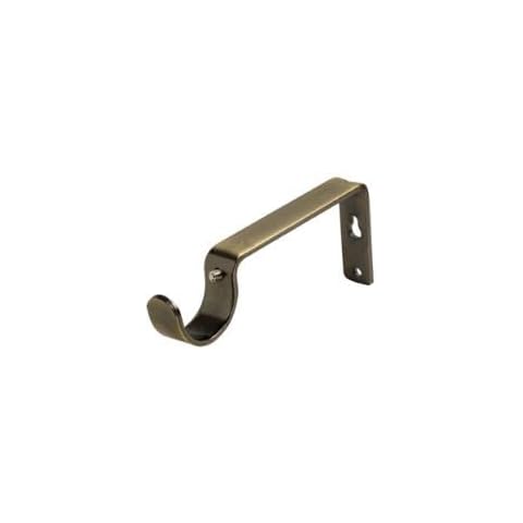 New Edge Blinds Antique Brass Curtain Pole Holders Cover