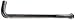 Imperial 73272 Battery Hook Hold Down Bolt with Nut, 3/8"x1" (Pack of 25)