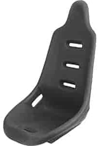 JEGS Pro High Back Race Seat | Black Polyethylene | 13 LBS | 17 Degree Back Angle | 32.250 in. H x 21 in. W x 20 in. D