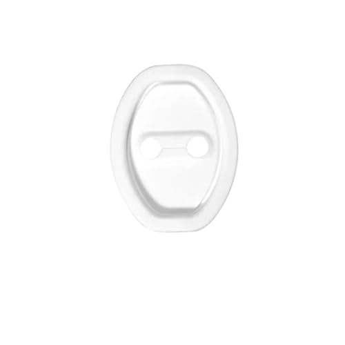 Protection boucle de serrure silicone blanc antichoc pour portière de voiture