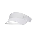 Under Armour Women's Blitzing Visor, (100) White / / White, One Size Fits Most
