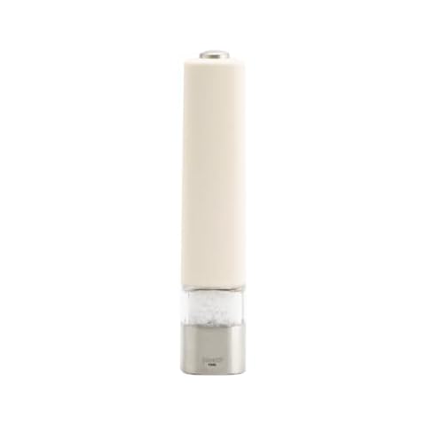 Bisetti White Electrical Salt Mill, One Size Cover