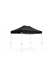 Carpa Plegable 3x2 Master - Negro - Impermeable - Cenador Ideal para Camping, Eventos, Playa, Jardín
