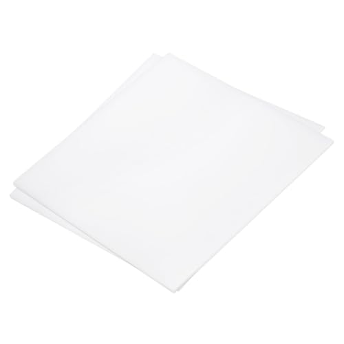 Image of DMiotech 2 Pack 10 x 10 x 0.1 Inch Plastic UHMW Sheets, Ultra High Molecular Weight Polyethylene, Opaque White Polyethylene Board for Automotive, Chemical, Manufacturing, DIY Home Kitchen