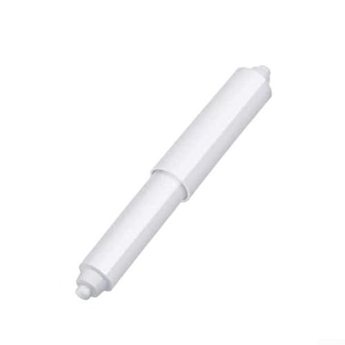Image of Toilet Roll Spindle Replacement Insert with Built in Spring for Adjustable Length Bathroom Paper Holder (White 1PCS)