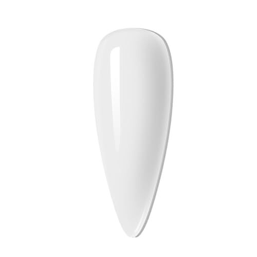 Image of Bolt Bee White Color Gel Nail Polish Soak Off UV Gel DIY at Home Manicure Salon Nail Art (1, 15ml)
