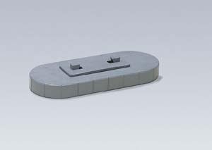 Faller 120538 Concrete Bridge Piers 18/HO Scale Building Kit