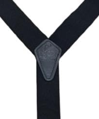 Perry Suspenders 2\" Premium, Black - Regular