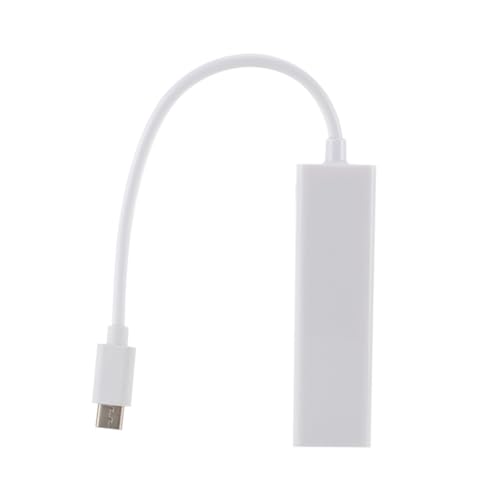DIYEAH 3.1 c to Ethernet 10/100mbps Network Adapter External Network Card 3 Ports for Laptop Notebook