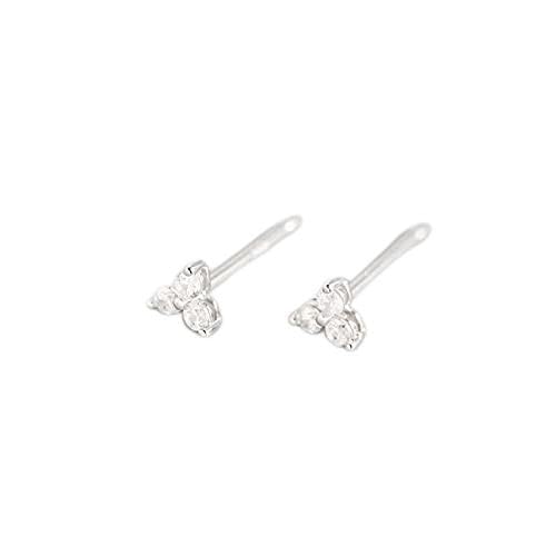 Boucles d'oreilles argent sterling et cristal géométrique : cadeau idéal