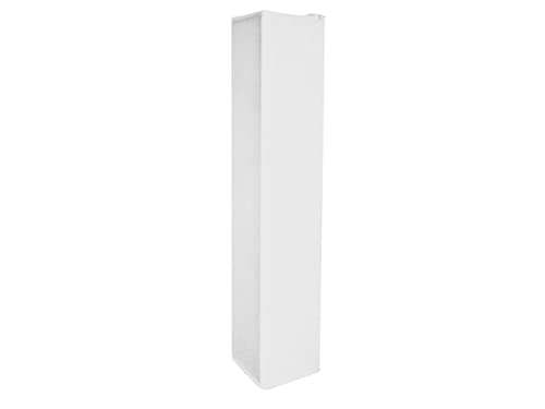 Monoprice Lighting Truss Cover - For 8in, 1.5m Long, Straight Truss Section, Stretch Fabric, White - Stage Right Series