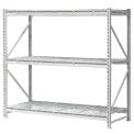 Global Industrial Extra High Capacity Bulk Rack with Wire Decking, Starter Unit, 72