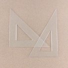 Règle triangulaire Westcott transparente pour éviter les erreurs de tracé de lignes