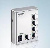 BECKHOFF CU2005 100 MBIT/S, 24 V DC, 5-Port Switch, ETHERNET, Infrastructure, RJ45