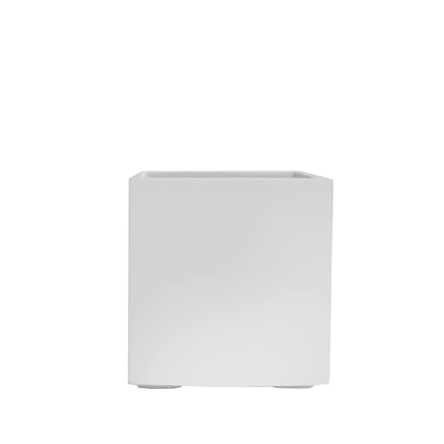 JP PLANTERS 24 Inch Square Fiberglass Planter - Large Cube Flower Pot Container for Home Garden, Patio, Lawn, Terrace - Indoor Outdoor FRP Planters - White (24" L x 24" W x 24" H) (B0C8Z2Z68Z) Amazon Price History, Amazon Price Tracker