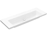  Villeroy & Boch Subway 3.0 Cabinet lavabo, 1300 x 470 mm, sans Trou pour Robinet, sans trop-Plein, Non enterré, 4A70D3, Coloris: Céramique Blanche Plus