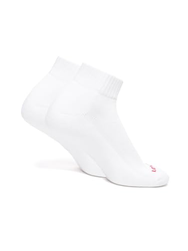 Image of Levi's LS201 Men's Cotton Stretch Ankle Mid Cut Half Terry Socks with Cushioned Sole (Pack of 3)