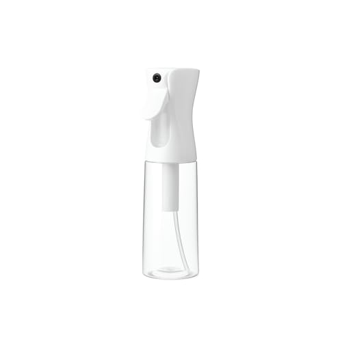 Red Dot Gift 1-Pack 300 ml White Transfrant Continuous Mist Spray Bottles Spray Bottle For Hairstyling Cleaning Salons Plants Essential Oil & More.