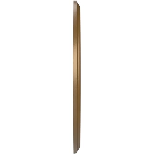 Image of Ekena Millwork CMP19BECCB Berkshire Thermoformed PVC Ceiling Medallion (Fits Canopies up to 8 3 /8 inch), 19 inchOD x 3 1 /2 inchID x 1 inchP, Metallic Champagne Bronze