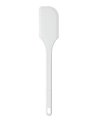 MatferBourgeat 113501 Exoglass Flat Bevelled Spatula - 350mm 14", White
