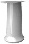 21130-00.001 Savina Pedestal Leg Only, White