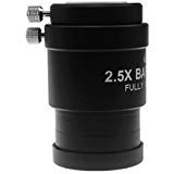 Alstar 5,1 cm 2,5 x Barlowlinse – ermöglicht die Verwendung von 5,1 cm und 3,2 cm Teleskopokular – Metall 4 Elemente Breitband-Grünfilm mit vollständig mehrfach beschichtetem