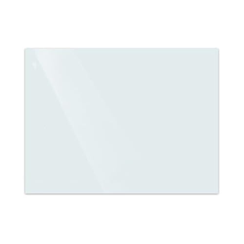 ガラスホワイトボード マグネット付き 壁掛け スリム 強化ガラス オフィス 会議室 店舗 110x80cm 予定表 スケジュールボード