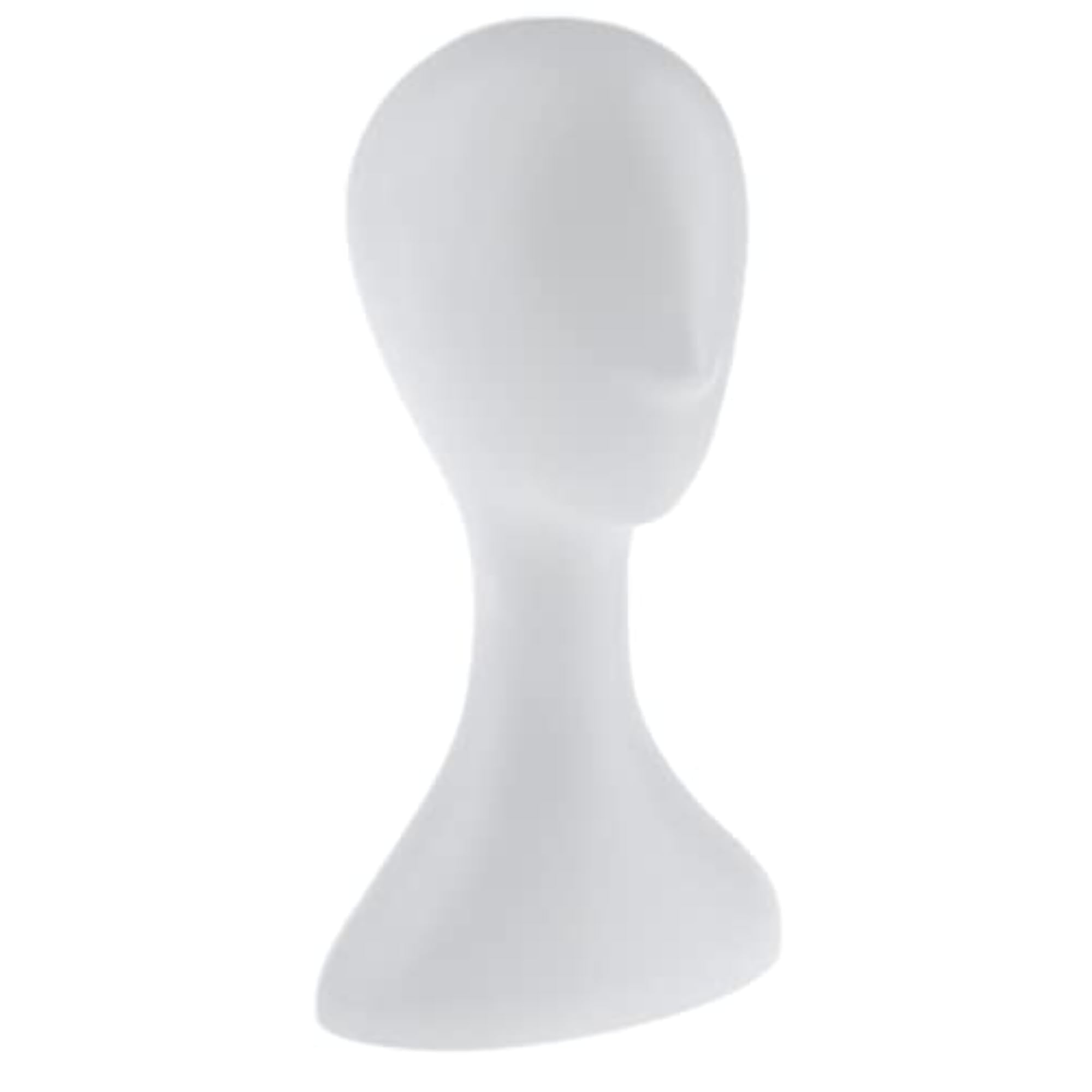 4x White Mannequin Head Display Stand for Wigs and Hats