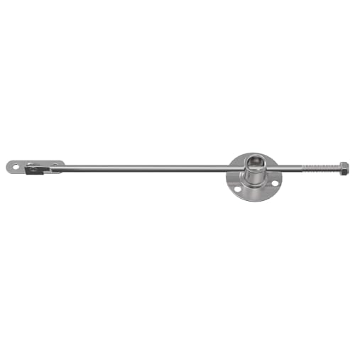Charnières de tirette galvanisées 190x30mm pour panneau et armoire - 6