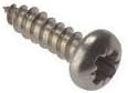 Self Tapping Screws (25 pack) No. 8x 1" Pozi Pan Head A2 Stainless steel (type ab) self tappers Free UK Delivery