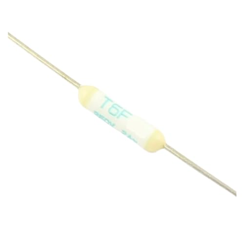 Fusible thermique axial T6F 139°C 2A pour sécurité des circuits électriques